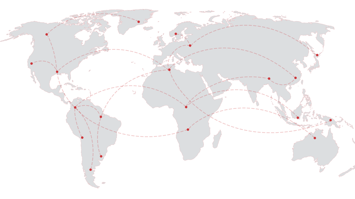 Mapa de sedes